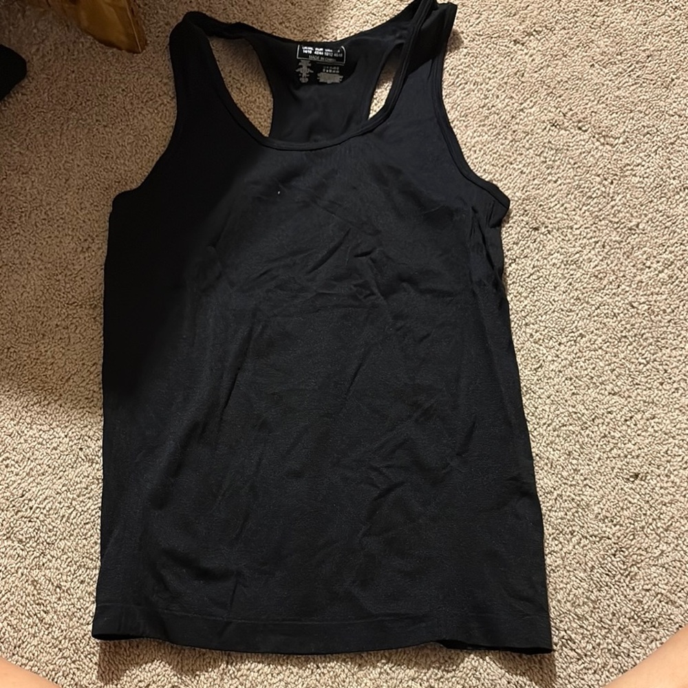 Black Racerback Tank Top